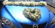 Svatební výzdoba aut 00007
